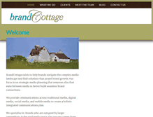 Tablet Screenshot of brandcottage.com